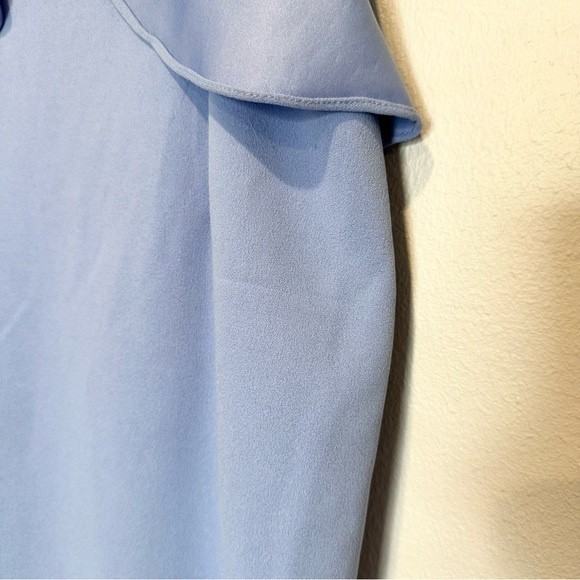 Alexia Admor Lia Ruffle Strapless Sheath Dress, Baby Blue, Size 2 - Picture 4 of 9